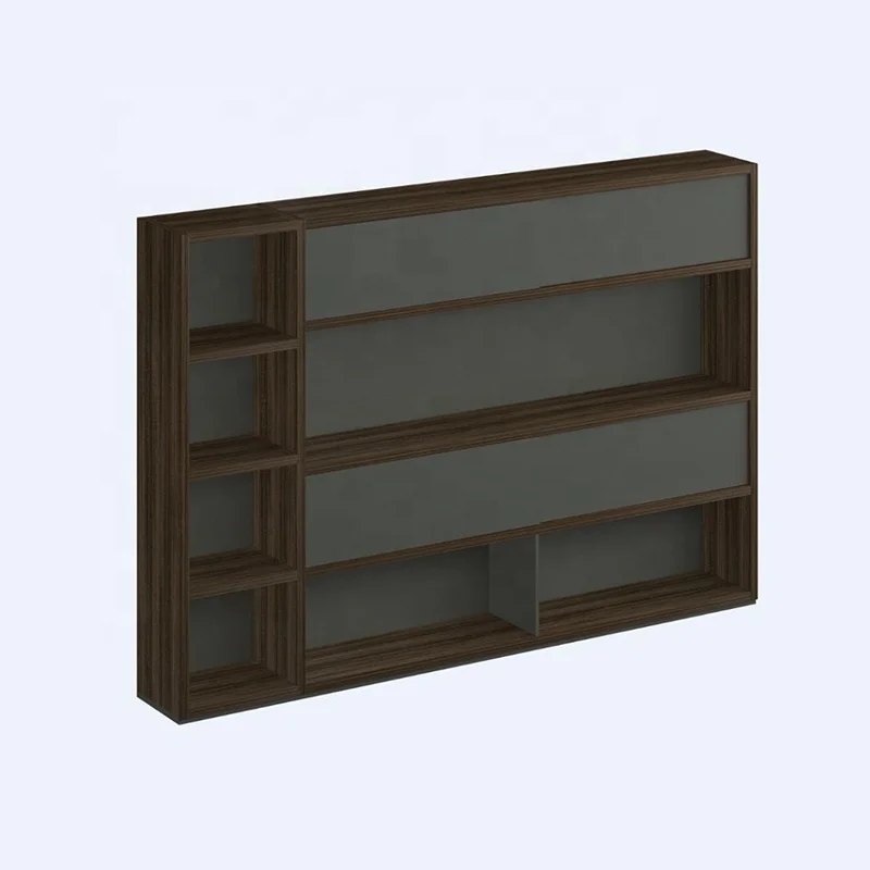 JZD Indoor Furniture Wood Filing Shelf Storage Cabinet for Bedroom Study Office