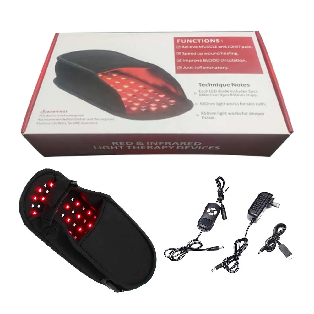 Customized Oem Odm Health Care Infrared Red Light Therapy Shoes Pain Relief And Deep Muscle Relaxation Foot Care Slippers