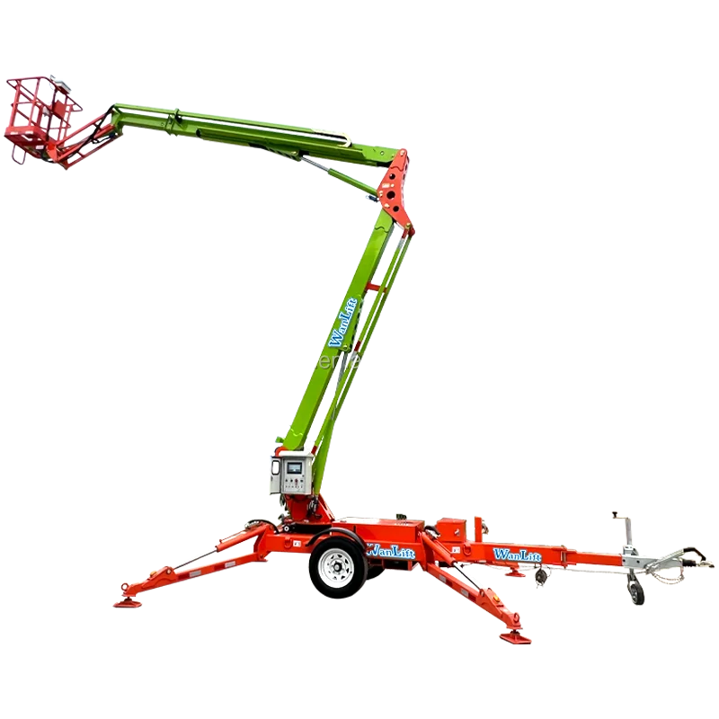 CE TUV certificated 16m Truck Mounted Cherry Picker Boom Lift Articulating Mobile Aerial Man Bucket Basket Platform
