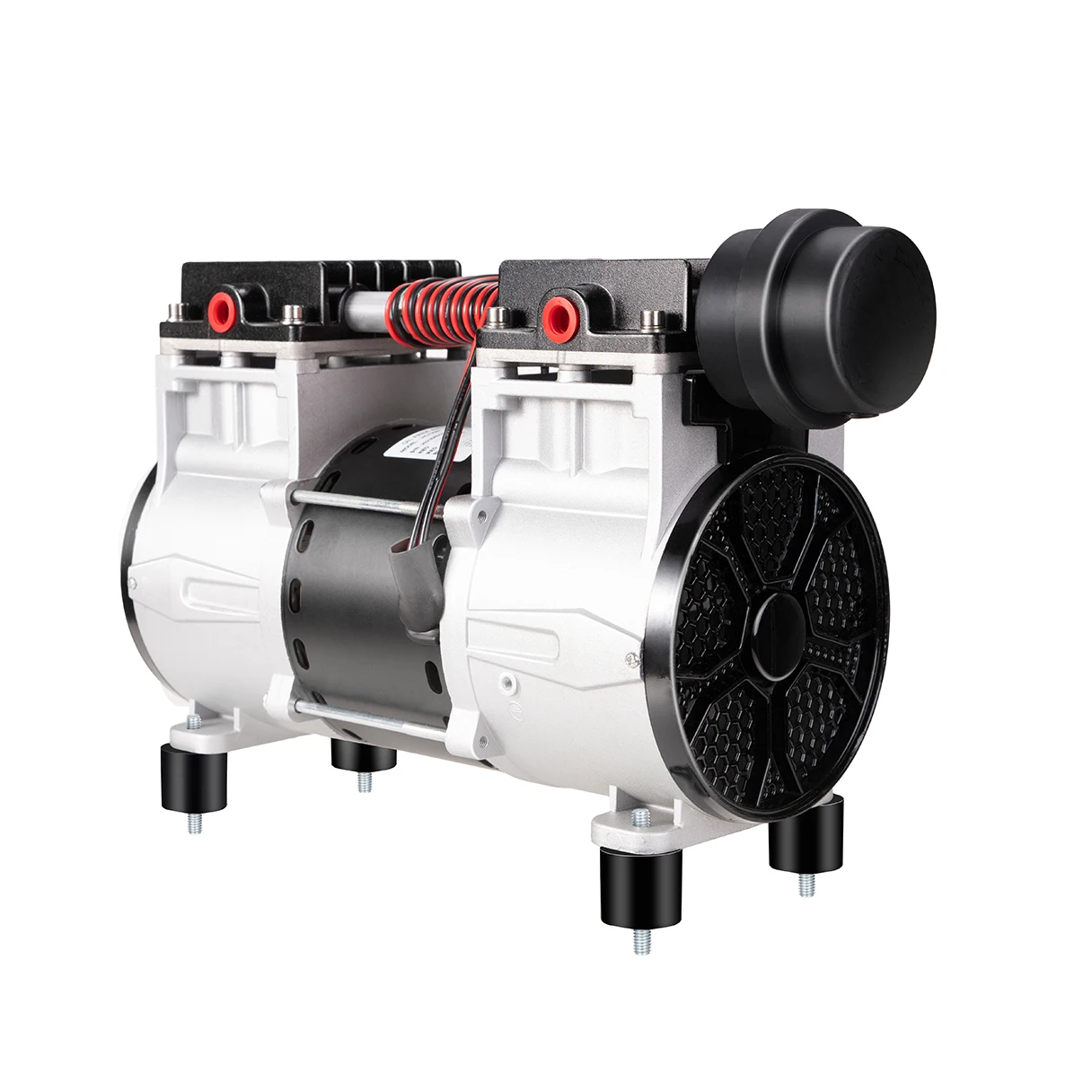 New design 1HP air compressor oil free small compressor 650W double cylinder air compressor for dental chair