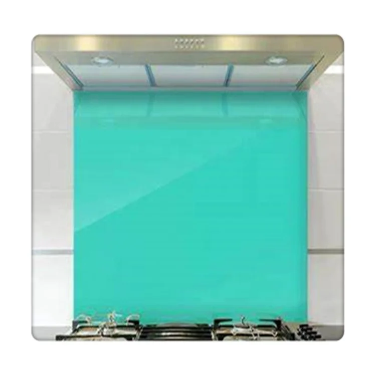 High Qualified 5mm 6mm Toughened Kitchen Splash Back Glass With Australia Standard