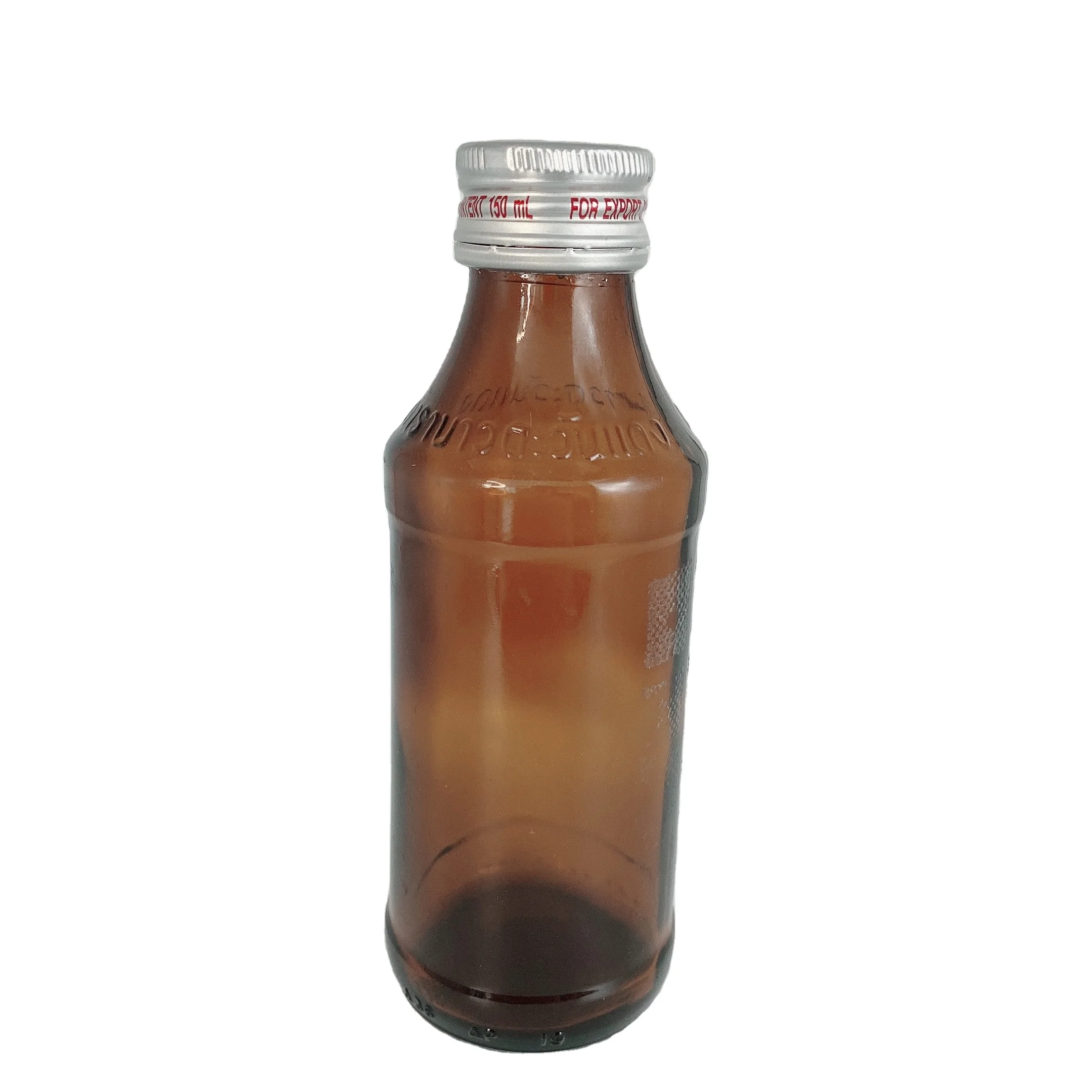 empty round pharmaceutical amber glass bottle 10ml 20ml 30ml 50ml 100ml