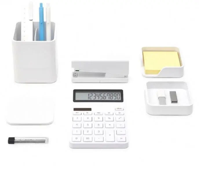 New Xiao mi Mi Youpin Mijia KACO Desktop Calculator Photoelectric Dual Submersible 12 Digital Display KACO Calculator