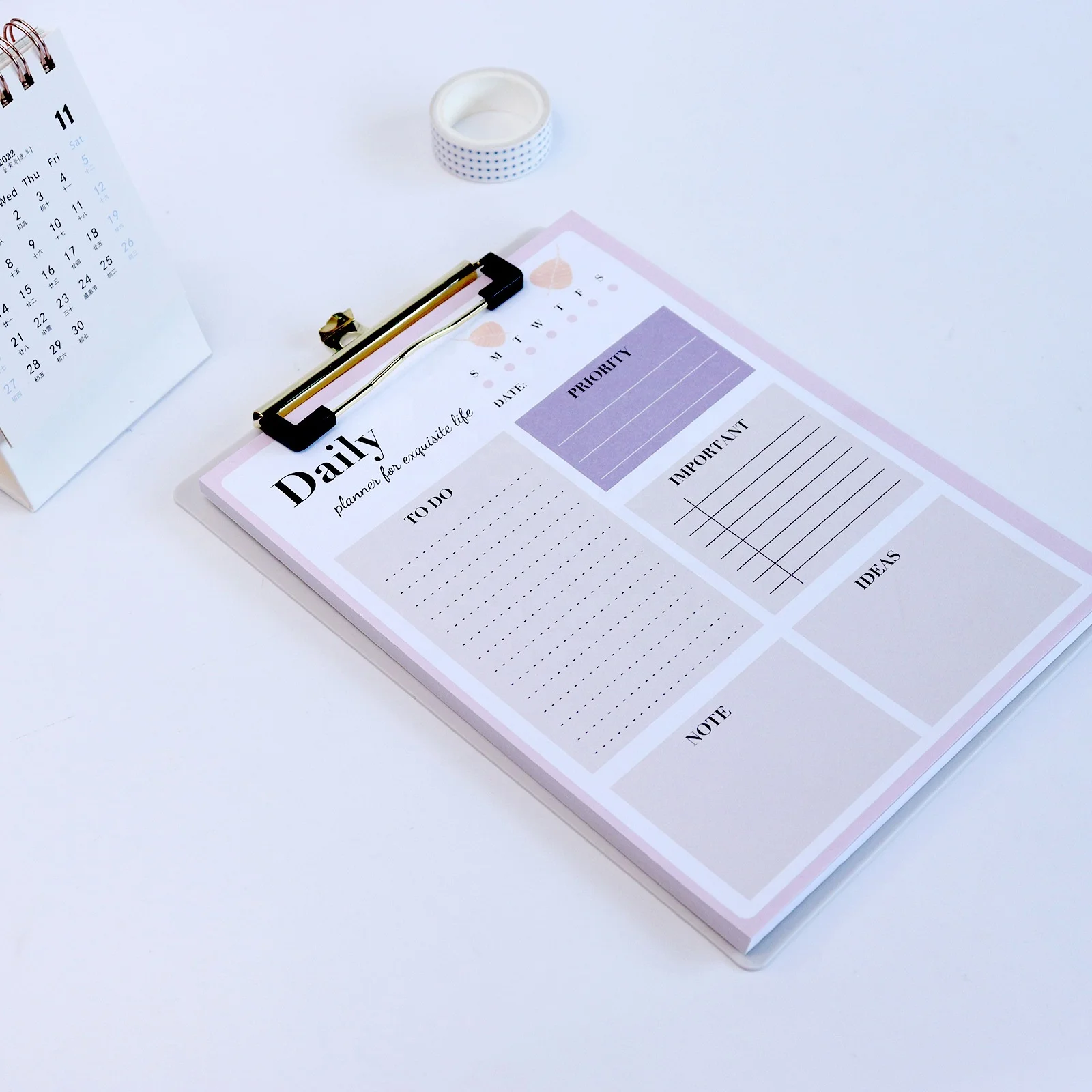 Custom Daily Manifest Planner Office School Supplies Stationery Items Desk Writing Stickers Agenda Organizer To-Do List Notebook
