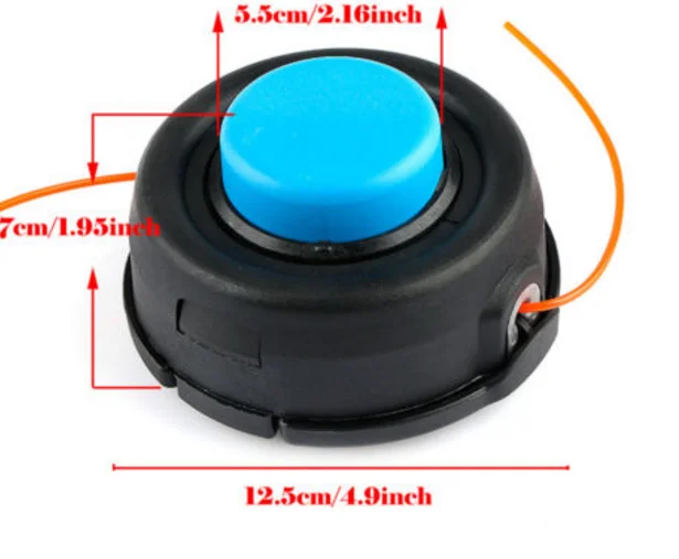 Mower Garden Tools Nylon String Spare Parts Aluminum Grass Trimmer Head For Gasoline Grass Trimmer