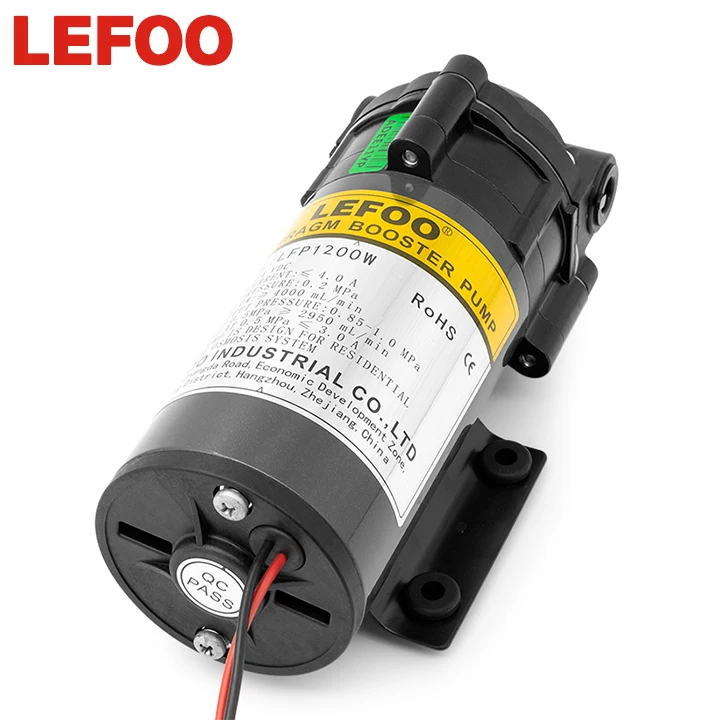 LEFOO 200gpd ro booster pump for ro reverse osmosis pump booster pump ro 24 volt