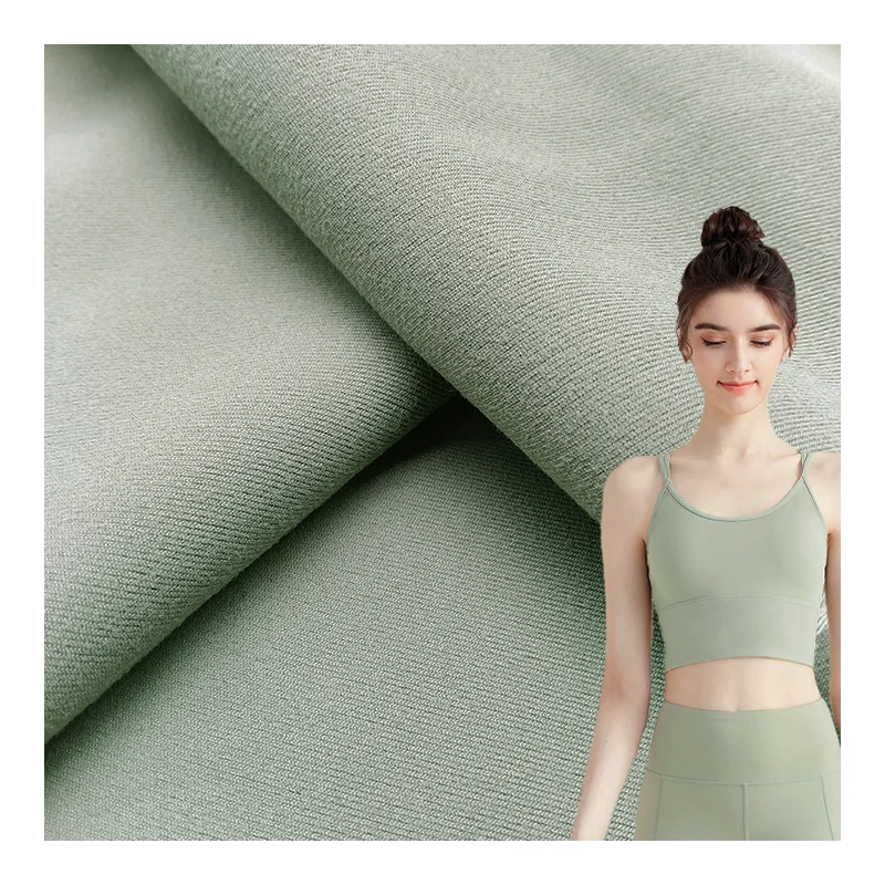 Wingtex Tela Licra Nylon Spandex Knit Fabric Sportswear Apparel Gri Fit Polyester Spandex 4 Way Stretch Double Print Fabric