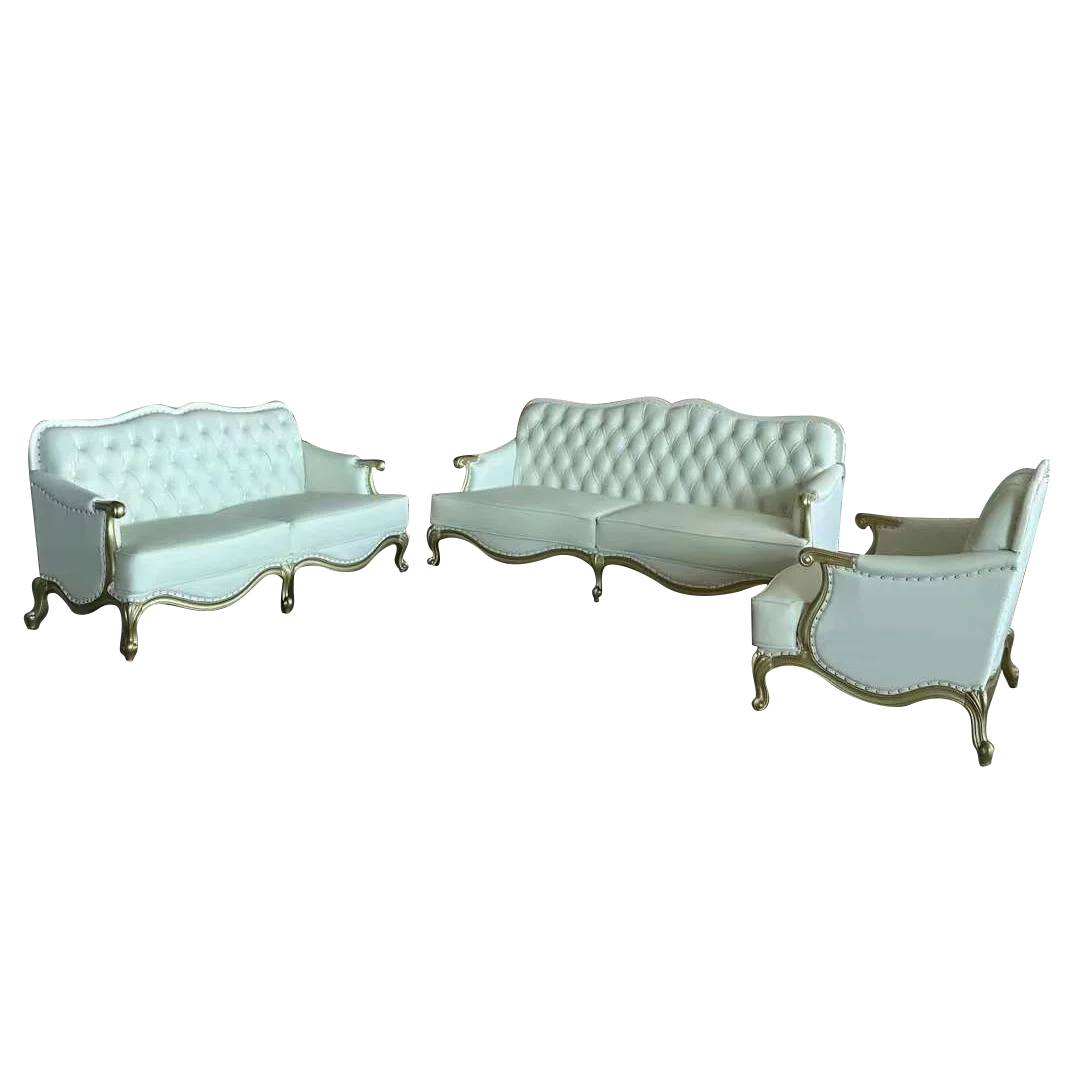 Американский роскошный кожаный диван в современном европейском стиле простая французская гостиная с высоким углом для квартир