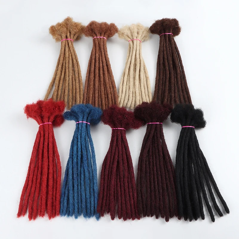 VAST cheap |loc extensions human hair| handmade dreadlock hair real dreadlocs permanent afro dreadlocks dread lock extensions