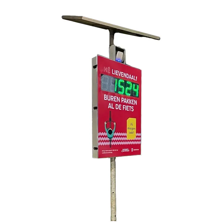 Доплеровская камера на солнечной батарее детектив велосипед подсчитывает знак