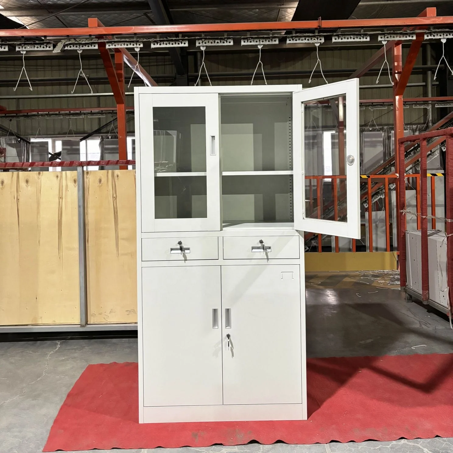 Factory directly sale office hospital school library equipment storage file cabinet large capacity metal cupboard