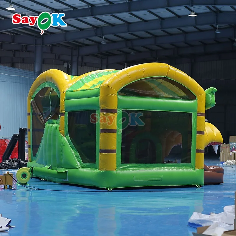 Party Kids commercial bouncy house jumping castle slide combo  lion theme inflable castle bouncer  amusement park