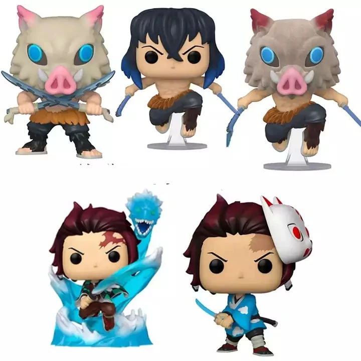FUNKO POP Demon Slayer Anime Figure Kimetsu No Yaiba NEZUKO KAMADO Action Figure Toy Collection Model Doll Toys