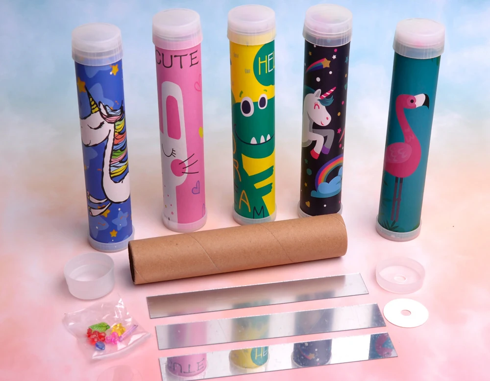 DIY калейдоскоп обучающая детская игрушка