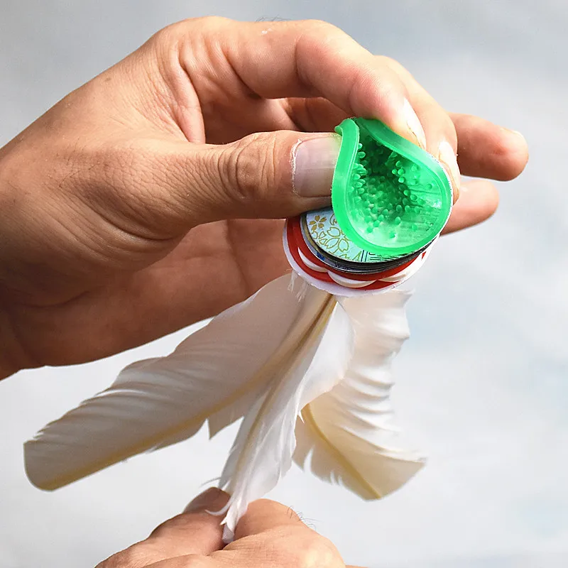 Bulk Order Cheap Price Custom Color Logo Package Colorful Kick Shuttlecock Turkey Feather Jianzi Wholesale