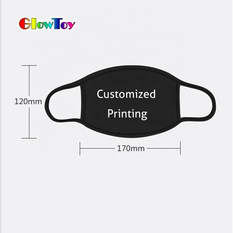 Customized Printing Free design personalized quality popular Korean black pink cotton shield fashion mask custom logo