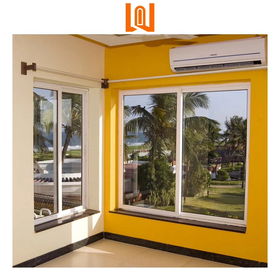 American Style New Design OEM/ODM Office Soundproof PVC Vinyl Sliding Window