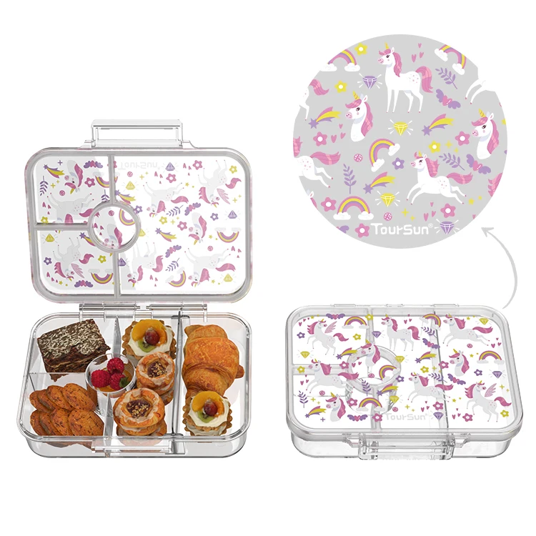 Детская пластиковая коробка для завтрака