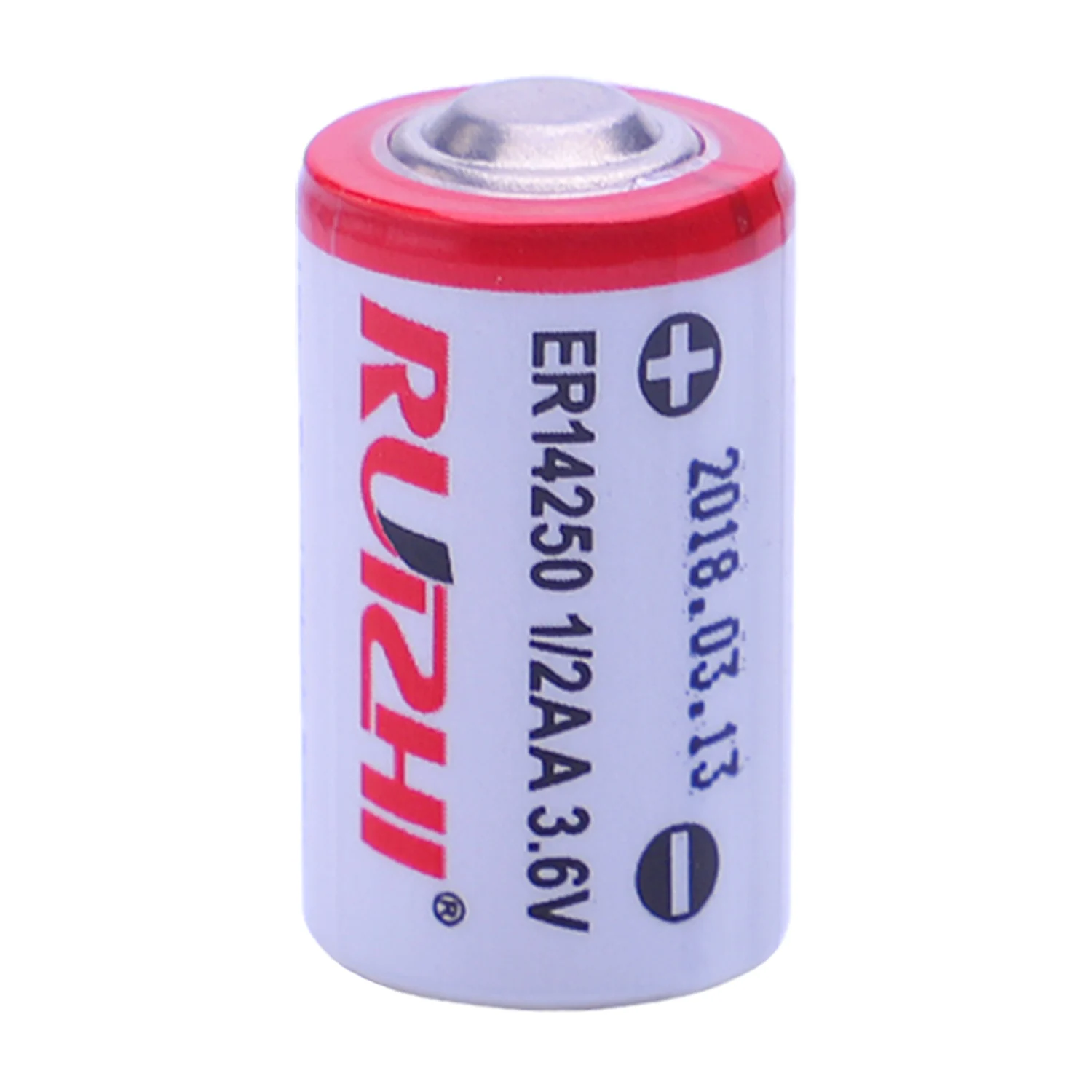 ER14250 3.6V  Li-SOCI2 Battery 1200mAh 1/2AA Lithium battery