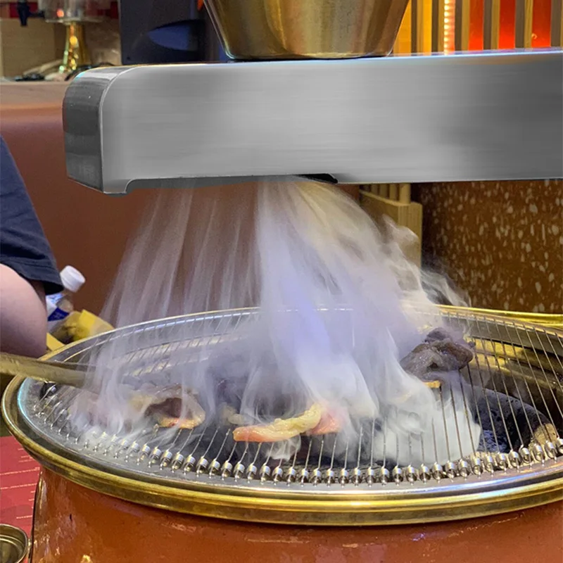 Powerful Exhaust Fan Commercial Korean Barbecue Electricity Smoke Fan For Restaurant