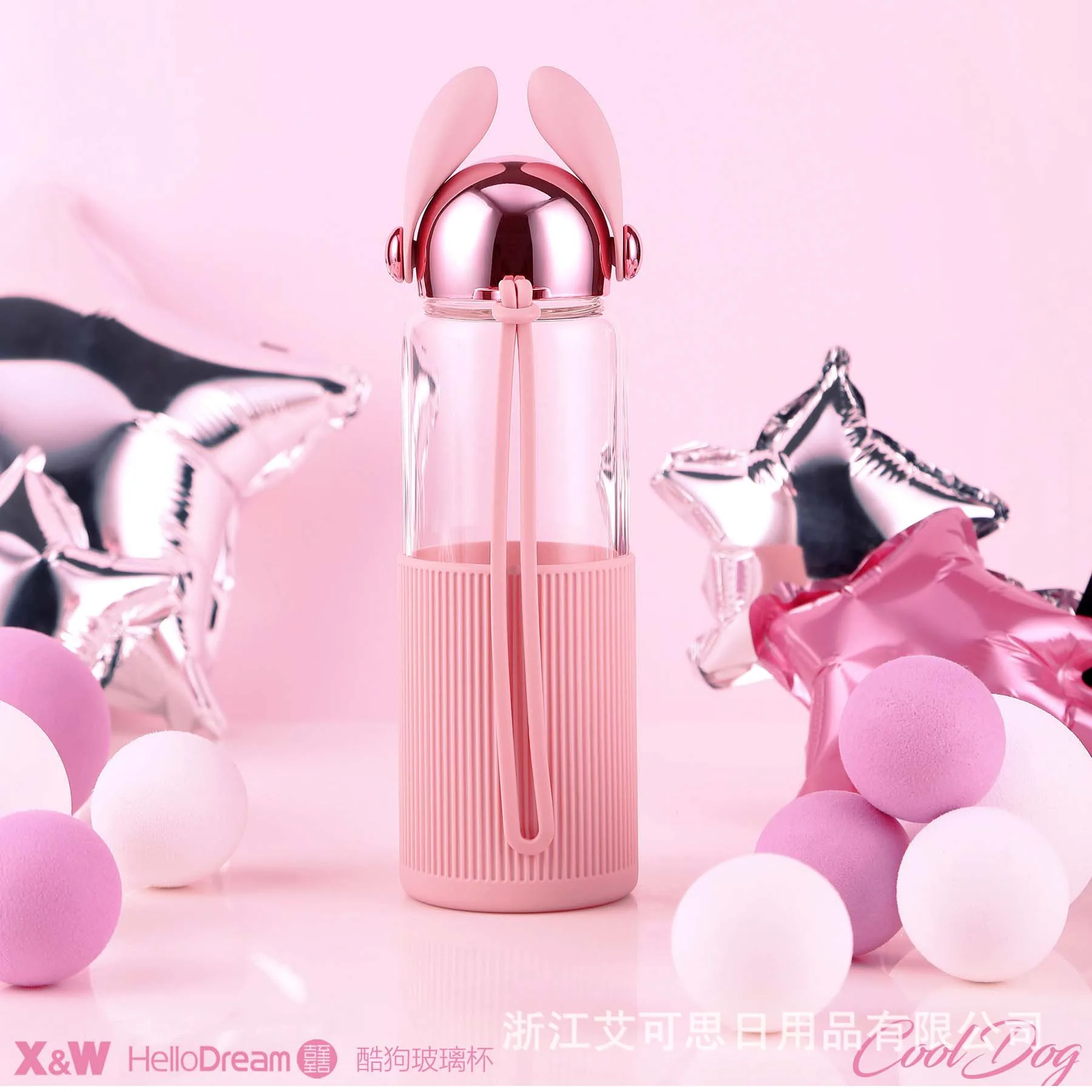 cool Mug lovely outdoor portable straight body Cup stainless steel vacuum mug Cross border e-commerce direct supply