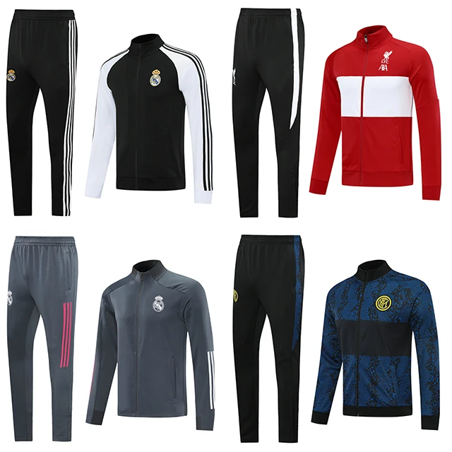 Custom sports running soccer jackets tracksuit football man soccer tracksuits for men