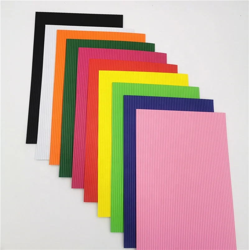 Plain colour 50*70 Corrugated art paper&paperboard