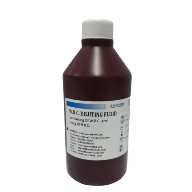 RBC WBC  DILUTING FLUID 500 ML LABORATORY CHEMICAL REAGENT