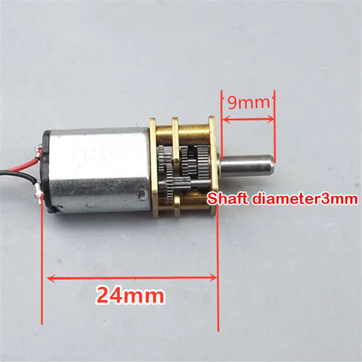 DC 3V-6V Micro N20 Gear Motor Slow Speed Full Metal Gearbox DIY Robot Car