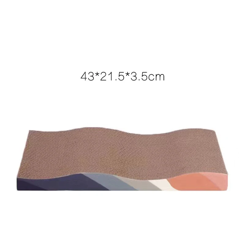 Premium Scratch Textures Design Double-Sided Corrugated Cat Scratch Pad Cardboard Cat Scratcher Cat Scratching Board