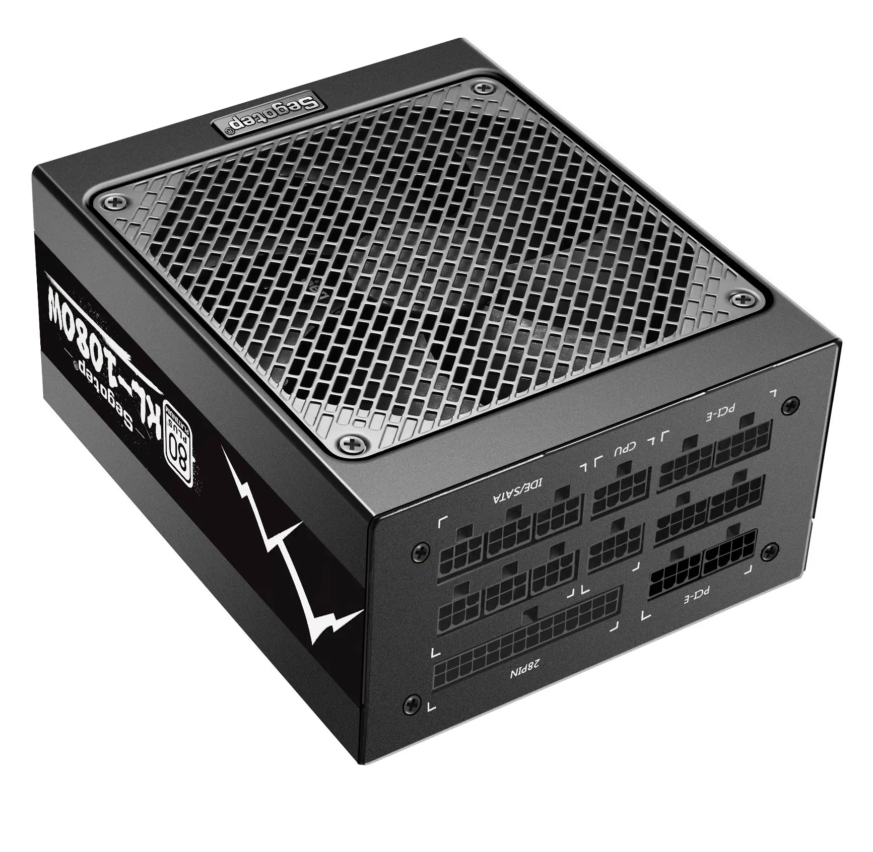 Segotep 850 Вт ATX компьютерный блок питания, украшенное мозаикой из драгоценных камней, 12 см вентилятор блока питания Настольный импульсный источник питания светодиодного табло