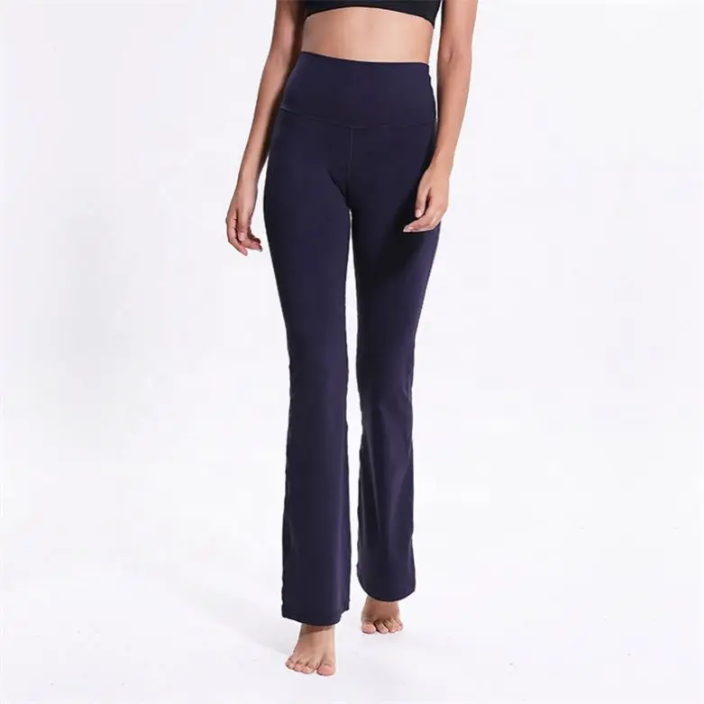Hot selling Slim Wide Leg Yoga Pants Women Thin Stretch Pants Ladies Flare Trousers Female Casual Tights Yoga Leggings