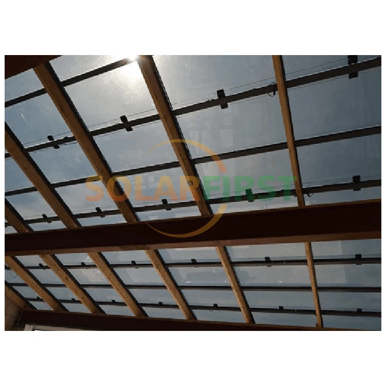 Hot Sale 20% 60% Transparency 72W 85W  Frameless Thin Film Solar Panel For Bipv