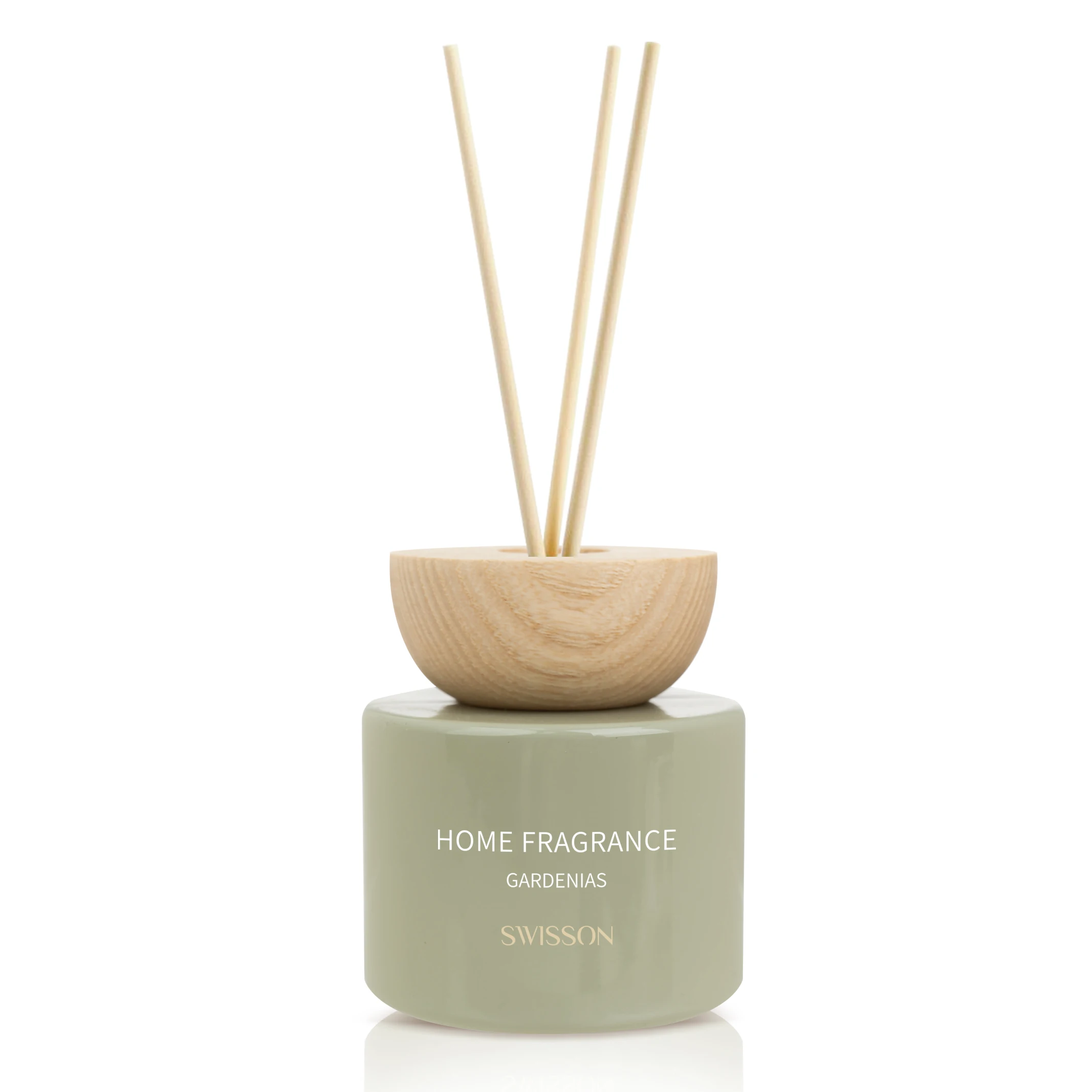 Custom Logo Rattan Fragrance Reed Diffuser Glass Bottle Aroma Plant Extract Essential Oil (Gardenias) OEM/ODM