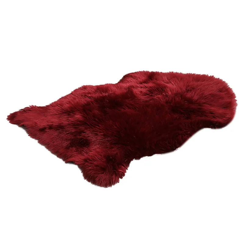 Factory wholesale Modern Faux fur Area Rug carpet Flurry and soft Flooring Area Rug and carpet