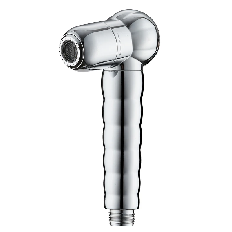 muslim new design toilet abs plastic silver small portable press two functions spraying gun bidet shattaf