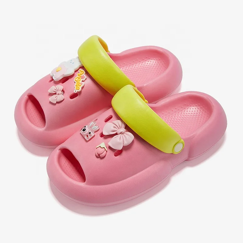 New Fashion EVA slid-on clogs for women anti skid platform shoes outdoor unisex garden clogs adult home slippers with high heel