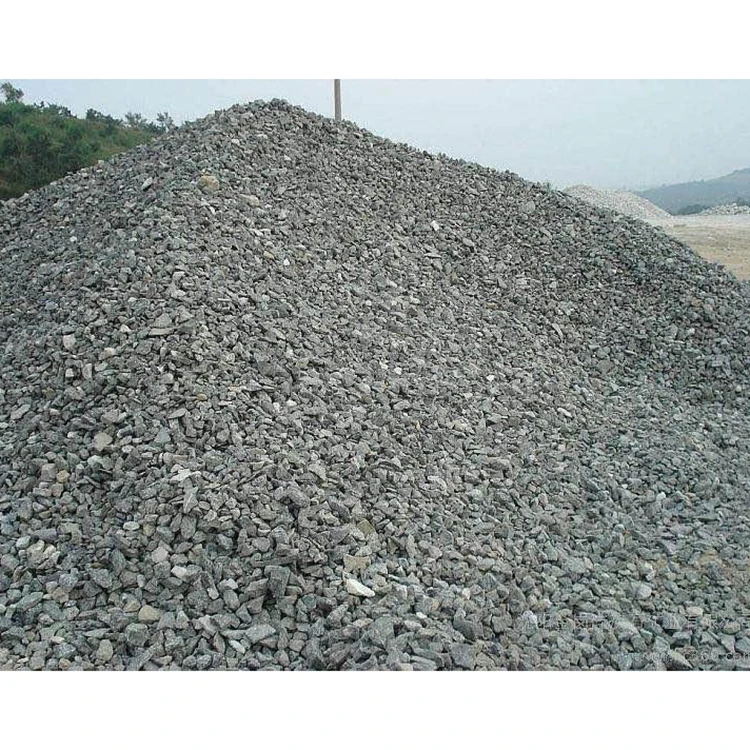 Natural Construction Black Crushed Basalt Gravel Stone Chips Paving Stone
