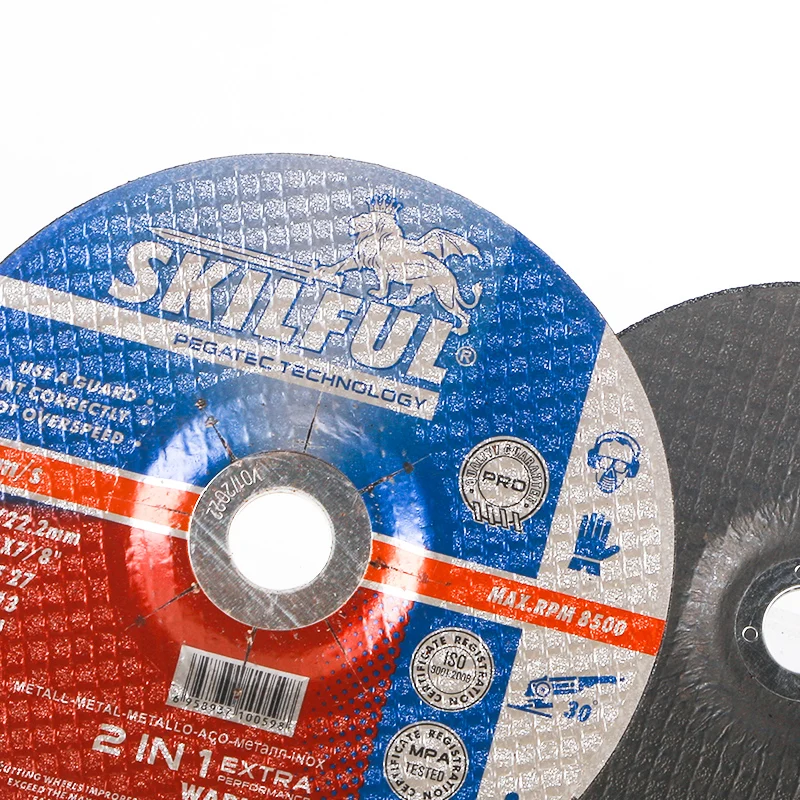 High Quality Wholesale Abrasive Tools For 7 inch Angle Grinder Skilful Series 180*6*22.2 mm Grinding Disc