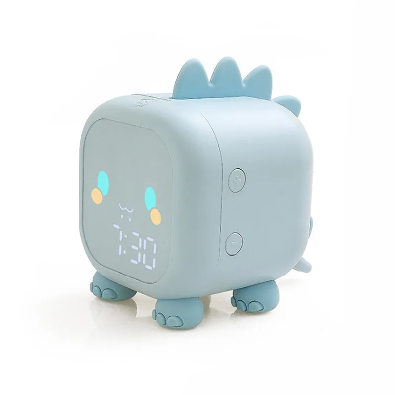 OXGIFT Wholesale Cartoon animal dinosaur cow plastic led desk table digital alarm clock
