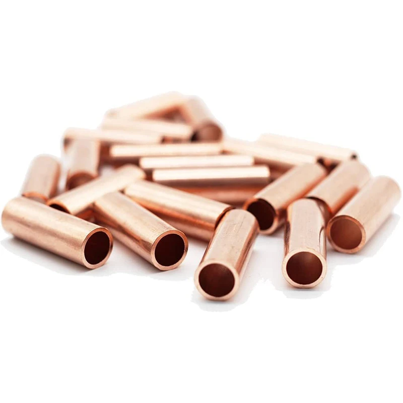 Steel Tube with Copper Steel Copper Tube Square Thick Walled Split Copper Tube Spiral Wound