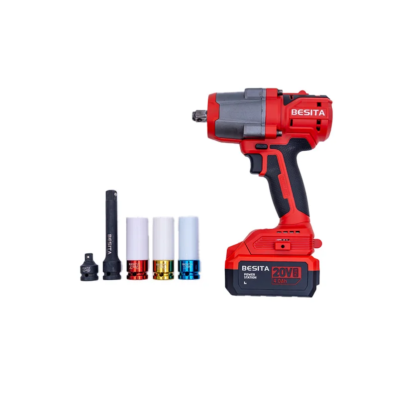 Electric Drill Impact Wrench Ratchet Wrench 3-in-1 Brushless Lithium Battery Tool Set Plastic Box Industrial Household 1 Set 20v