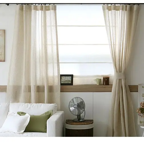 Wholesale 100% Flax linen fabric soft fabric for curtain and Upholstery home textile pure fabrics linen