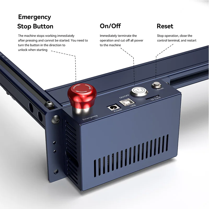 Atomstack A5 M50 CNC Laser Cutting and Engraving Machines Portable Laser Cutting Machine Metal Small Laser Engraving