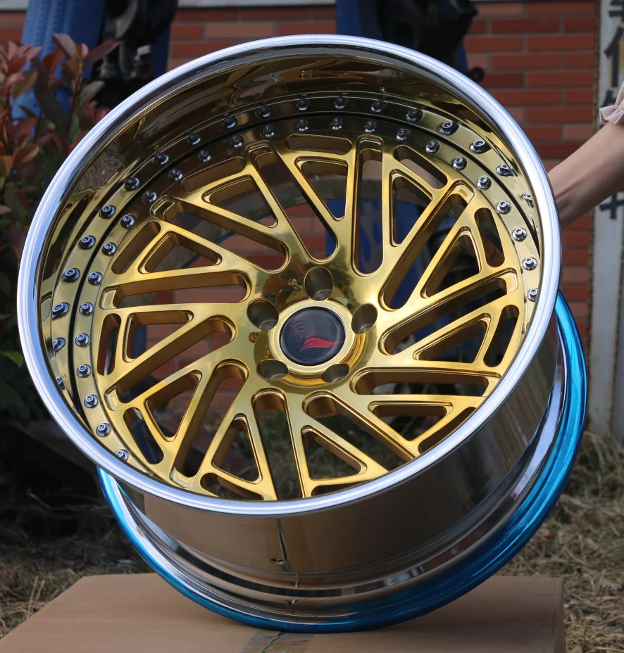  2pcs factory price wheels custom rims alloy made in
