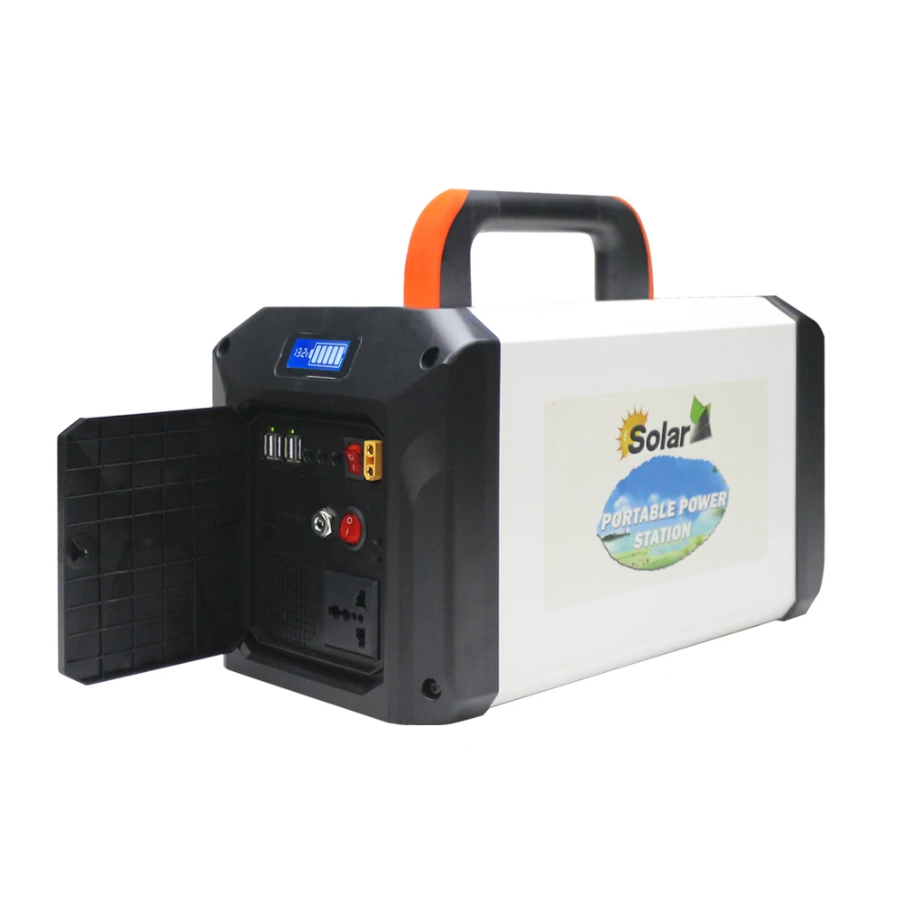 2022 Hot Sales  portable  power station  model Eg004Li  with solar panel 500w High frequency design power provider