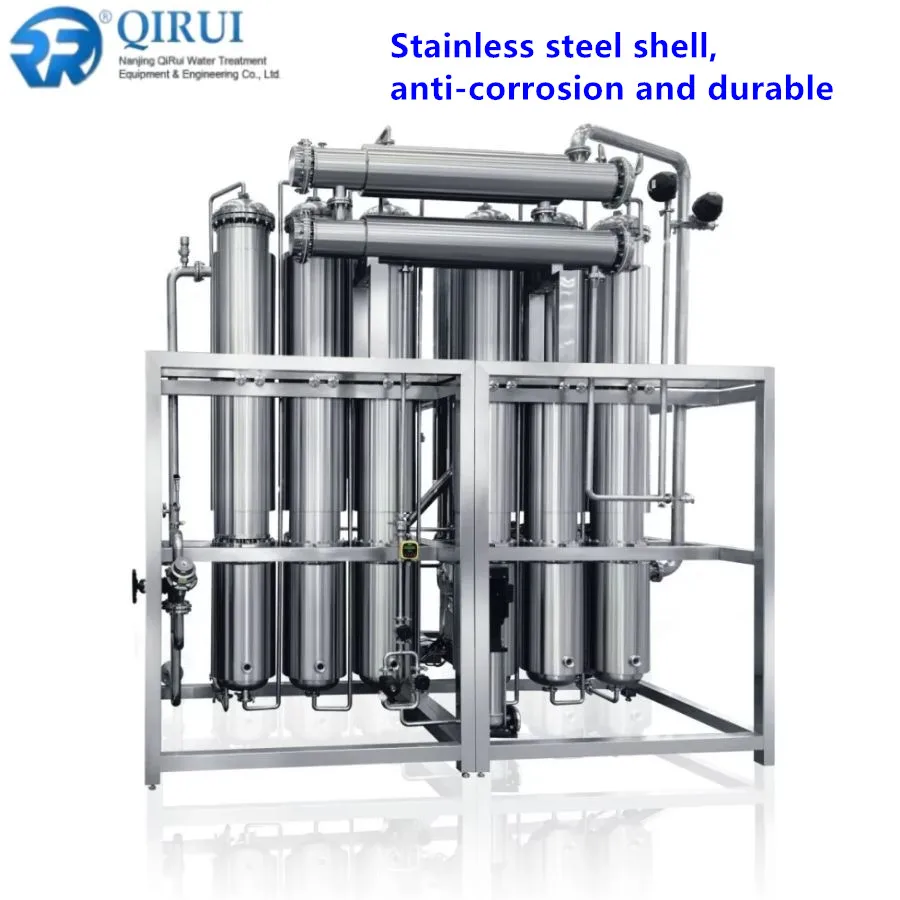 Stainless Steel  Distilled Pure Water Machine 100l/h Applicable To Pharmaceutical, Food, Beverage, Electronics
