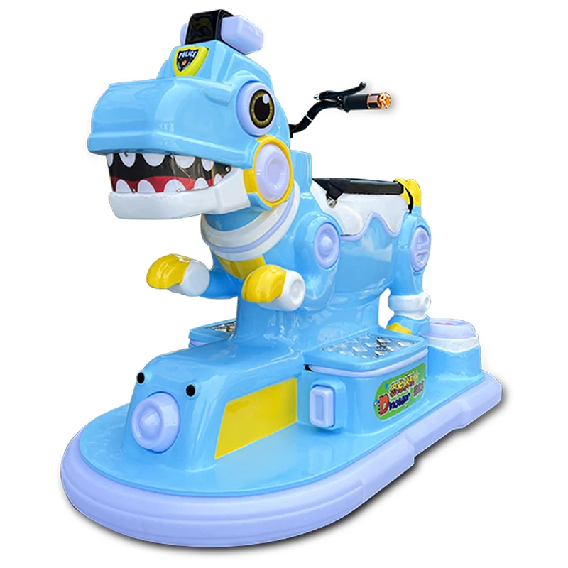 In Stock T-Rex Colorful Led Light Children Bumper Cars Children Electric Bumper Car Kids For Shopping Mall