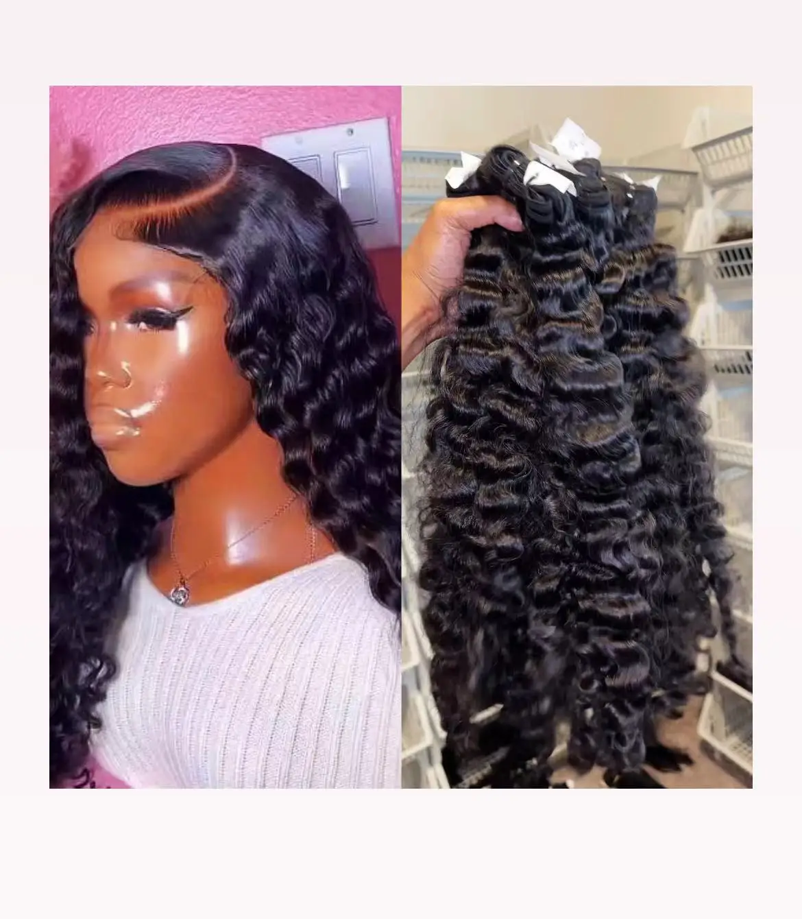 Wholesale Factory Price Burmese Curly Hair Vendor Unprocessed Human Deep Curly Raw Burmese Curly Virgin Hair For Women