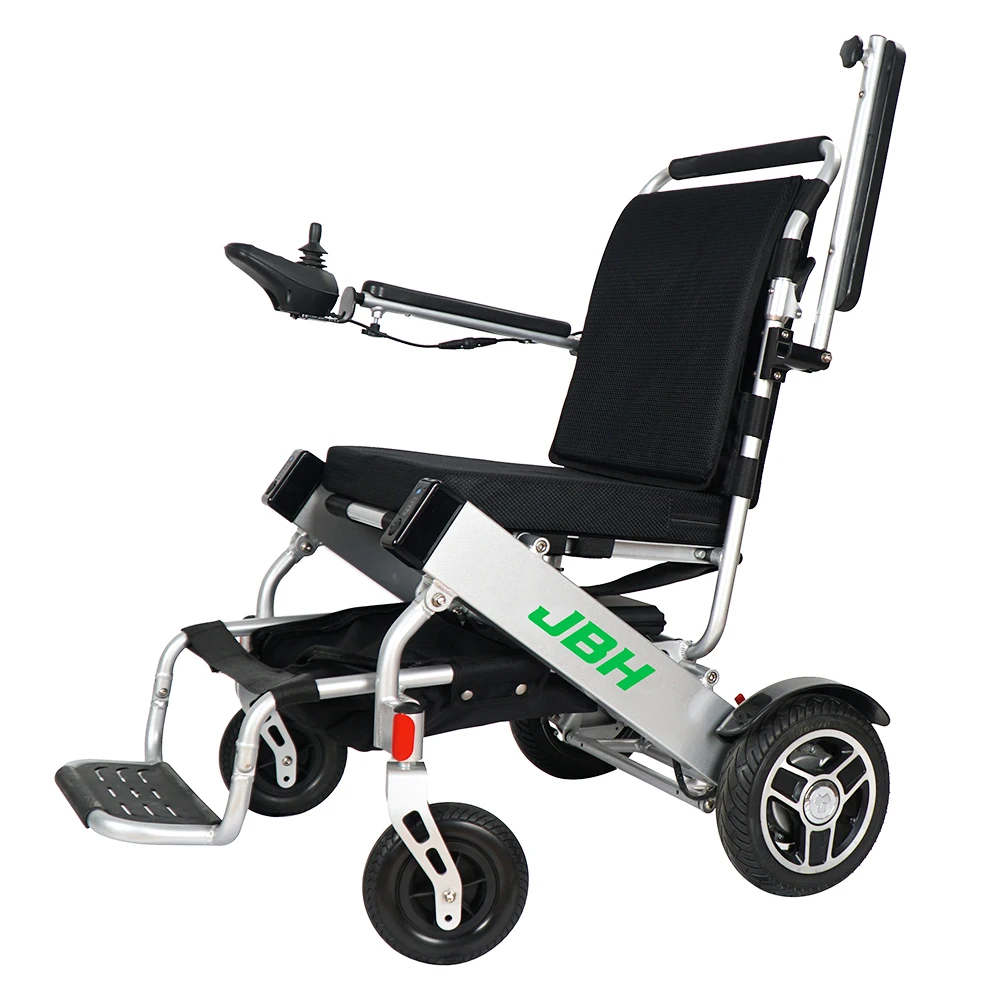 height adjustable seat  lithium battery folding lightweight electric wheelchair
